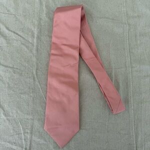 Vintage Fabio Ferretti Pink 100% Silk Made in Italy Necktie